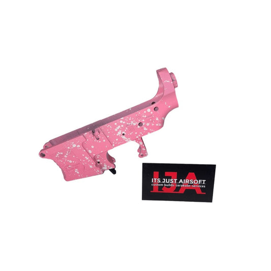 G&G ARP 9 Lower (Pink sherbet/bright white splatter)